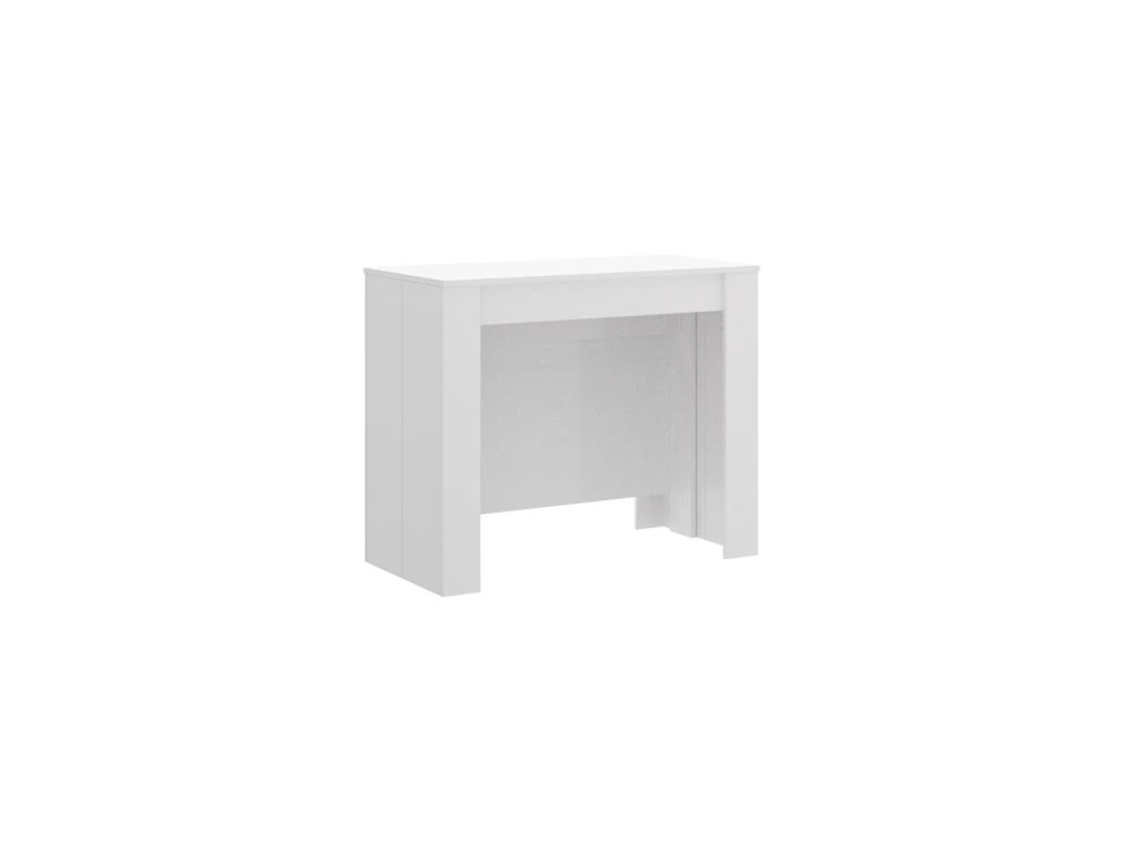 Console Table Extensible ONEGA - 10 Couverts - 4 Rallonges - Coloris : Blanc 10 Console Table Extensible ONEGA - 10 Couverts - 4 Rallonges - Coloris : Blanc – Image 8