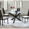 Ensemble Table CENTAURI + 4 Chaises SALENA - Hêtre - Wengé 1 Ensemble Table CENTAURI + 4 Chaises SALENA - Hêtre - Wengé -Vous savez quand c'est un magasin de meubles. ensemble table chaises 326771