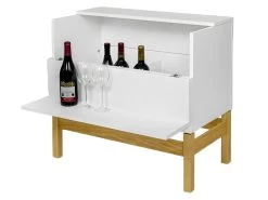 Mini Bar Design "Grande" 75cm Blanc -Vous savez quand c'est un magasin de meubles. meuble de bar 14114451