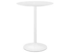 Table De Bar "Maracay" 90cm Blanc