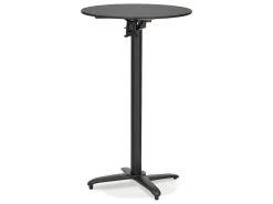 Table De Bar Pliable Design "Taiwo" 113cm Noir 9 Table De Bar Pliable Design "Taiwo" 113cm Noir -Vous savez quand c'est un magasin de meubles. meuble de bar 14114705