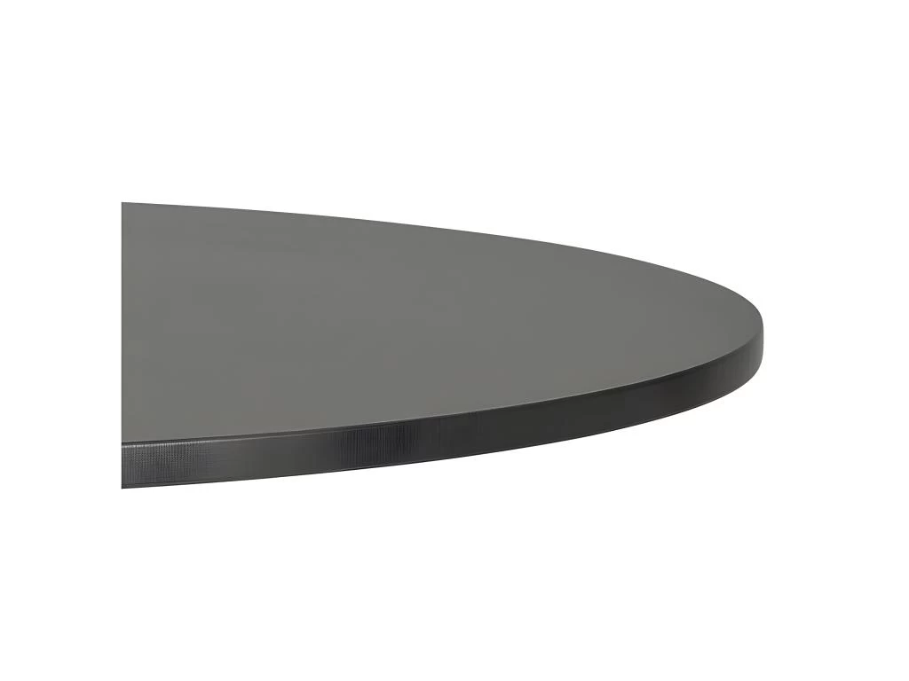 Table De Bar Pliable Design "Taiwo" 113cm Noir 7 Table De Bar Pliable Design "Taiwo" 113cm Noir – Image 5