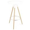 Table De Bar "Uzak" 101cm Blanc 2 Table De Bar "Uzak" 101cm Blanc -Vous savez quand c'est un magasin de meubles. meuble de bar 14114877