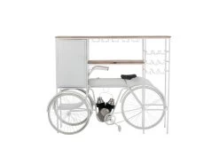 Comptoir De Bar En Métal "Vélo" 173cm Blanc 9 Comptoir De Bar En Métal "Vélo" 173cm Blanc -Vous savez quand c'est un magasin de meubles. meuble de bar 14115169