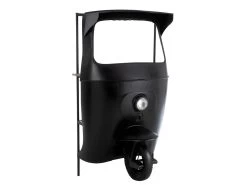 Comptoir De Bar En Métal "Vélo Tuktuk" 165cm Noir