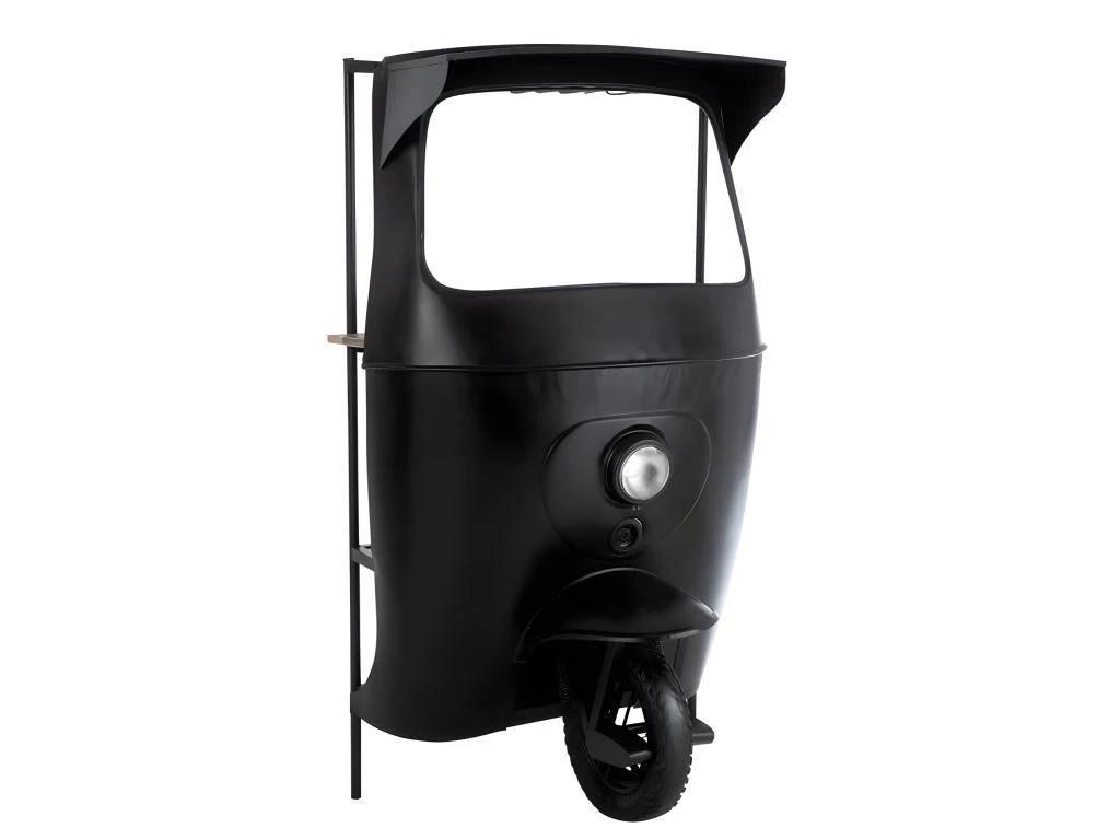 Comptoir De Bar En Métal "Vélo Tuktuk" 165cm Noir 3 Comptoir De Bar En Métal "Vélo Tuktuk" 165cm Noir