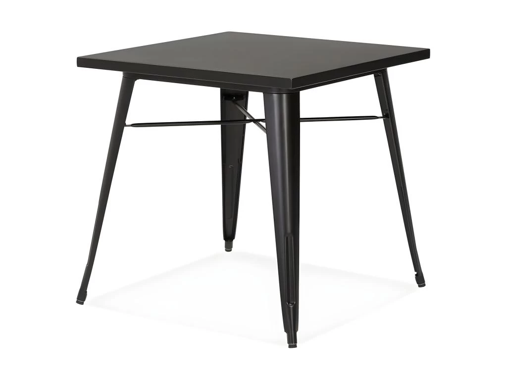 Table De Repas Vintage "Calaco" 76cm Noir 5 Table De Repas Vintage "Calaco" 76cm Noir – Image 3