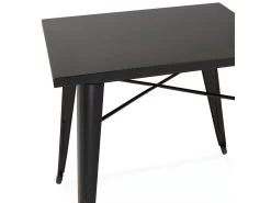 Table De Repas Vintage "Calaco" 76cm Noir 10 Table De Repas Vintage "Calaco" 76cm Noir -Vous savez quand c'est un magasin de meubles. meuble de bar 14115369