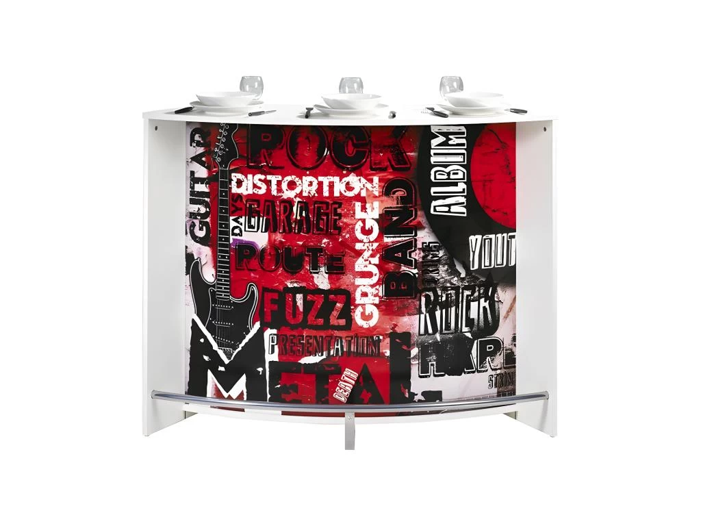 Grand Comptoir De Bar Blanc - DAEMAR N°1 3 Grand Comptoir De Bar Blanc - DAEMAR N°1