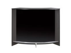 Comptoir D'Accueil 2 Portes Noir 135 Cm - Coloris: Noir