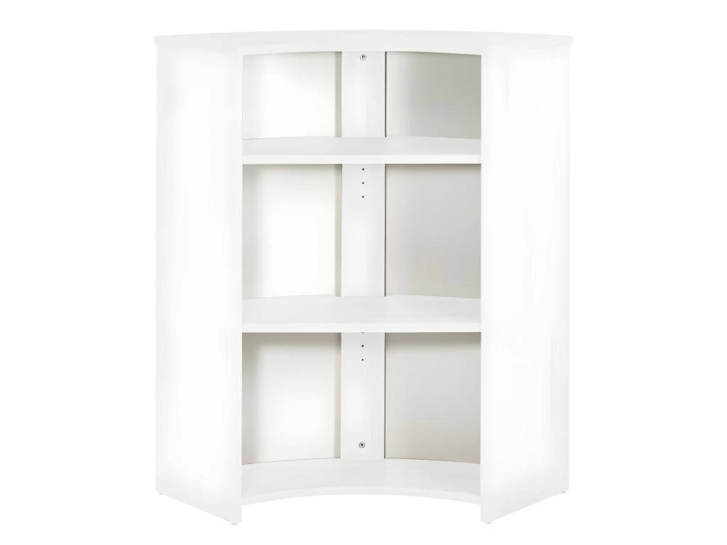 Meuble Comptoir Bar 96 Cm Blanc 3 Niches - Coloris: Capitons 911 3 Meuble Comptoir Bar 96 Cm Blanc 3 Niches - Coloris: Capitons 911