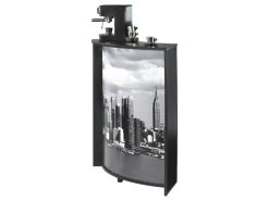 Meuble-Comptoir Bar 96 Cm Noir 3 Niches - Coloris: New York 500 8 Meuble-Comptoir Bar 96 Cm Noir 3 Niches - Coloris: New York 500 -Vous savez quand c'est un magasin de meubles. meuble de bar 9155461