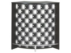 Meuble Comptoir Bar Acceuil Noir 107 Cm - Coloris: Capitons 911