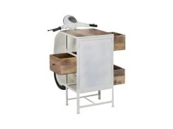 VESTA - Meuble Cyclo-Vintage 3 Tiroirs Métal Et Bois 10 VESTA - Meuble Cyclo-Vintage 3 Tiroirs Métal Et Bois -Vous savez quand c'est un magasin de meubles. meuble de bar 9155577