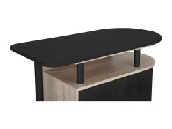 Mange-Debout Table Pivotante Chêne Noir -Vous savez quand c'est un magasin de meubles. meuble de bar 9853027