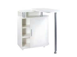 Mange-Debout Blanc Table Pivotante