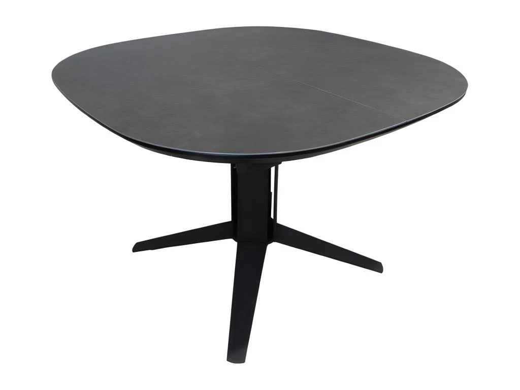 Table De Repas Ovale Extensible D.110/150 Cm En Céramique Gris - DIVA 4 Table De Repas Ovale Extensible D.110/150 Cm En Céramique Gris - DIVA – Image 2