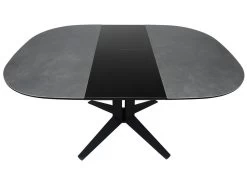 Table De Repas Ovale Extensible D.110/150 Cm En Céramique Gris - DIVA 9 Table De Repas Ovale Extensible D.110/150 Cm En Céramique Gris - DIVA -Vous savez quand c'est un magasin de meubles. table a manger 10031033
