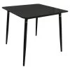 Table De Repas Pieds En Aluminium Noir Et Doré 80 X 80 Cm - BING 2406 -Vous savez quand c'est un magasin de meubles. table a manger 10032965