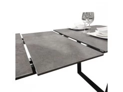 Table Extensible 176/216 Cm Plateau Céramique Gris Anthracite - VERONA 10 Table Extensible 176/216 Cm Plateau Céramique Gris Anthracite - VERONA -Vous savez quand c'est un magasin de meubles. table a manger 10033611