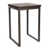 NEVADA - Mange Debout 70 Cm Acier/bois Massif Foncé -Vous savez quand c'est un magasin de meubles. table a manger 10036399