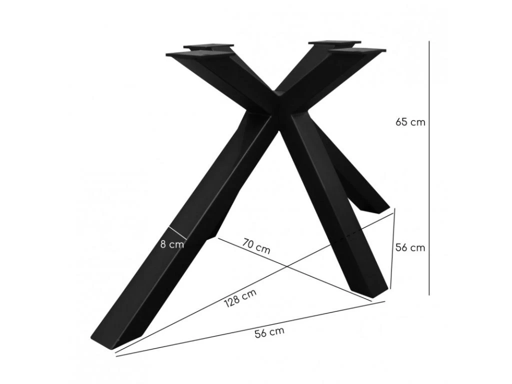 Table Extensible 160/240 Cm Céramique Gris Foncé Pied Croix - UTAH 04 7 Table Extensible 160/240 Cm Céramique Gris Foncé Pied Croix - UTAH 04 – Image 5