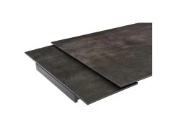 Table Extensible 160/240 Cm Céramique Gris Vieilli Pied Luge - MAINE 02 -Vous savez quand c'est un magasin de meubles. table a manger 10233607