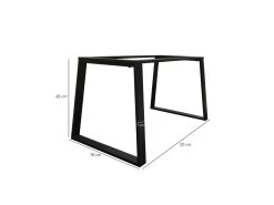 Table Extensible 160/240 Cm Céramique Blanc Pieds Luge - OREGON 02 -Vous savez quand c'est un magasin de meubles. table a manger 10233789