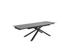 Table Extensible 160/240 Cm Céramique Gris Marbré Pied Torsadé - ARIZONA 05 -Vous savez quand c'est un magasin de meubles. table a manger 10233803