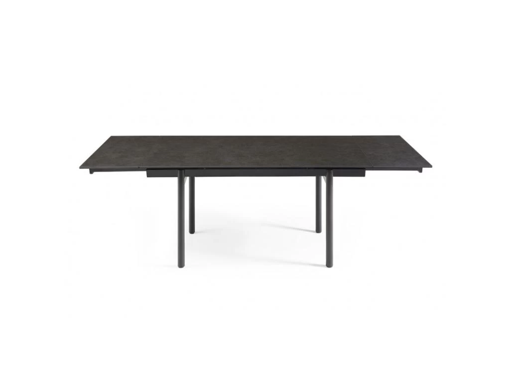 Table Extensible 160/240 Cm Céramique Gris Foncé Pieds Droits - UTAH 09 4 Table Extensible 160/240 Cm Céramique Gris Foncé Pieds Droits - UTAH 09 – Image 2