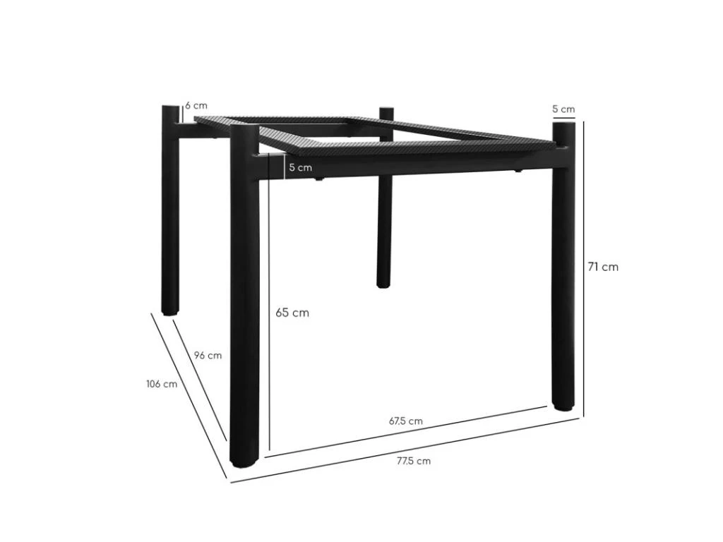 Table Extensible 160/240 Cm Céramique Gris Foncé Pieds Droits - UTAH 09 7 Table Extensible 160/240 Cm Céramique Gris Foncé Pieds Droits - UTAH 09 – Image 5