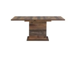 Table De Repas Extensible L160/200 Cm Effet Bois Vieilli - BUCK -Vous savez quand c'est un magasin de meubles. table a manger 10233997