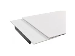 Table Extensible 160/240 Cm Céramique Blanc Pied Croix - OREGON 04 -Vous savez quand c'est un magasin de meubles. table a manger 10234063