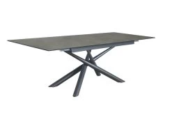 Table De Repas Extensible 160 à 200 Cm Plateau Céramique Gris - SPLENDIDE -Vous savez quand c'est un magasin de meubles. table a manger 10234095