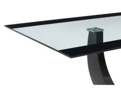 Table à Manger 8 Couverts En Verre Trempé, MDF Et Acier Inoxydable - Noir - MEZZO II 14 Table à Manger 8 Couverts En Verre Trempé, MDF Et Acier Inoxydable - Noir - MEZZO II -Vous savez quand c'est un magasin de meubles. table a manger 10850735