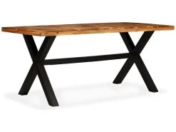 Table De Salon Salle à Manger Design Bois D'acacia Et Manguier 180 Cm 0902309 -Vous savez quand c'est un magasin de meubles. table a manger 11571829