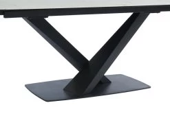 Table à Manger Extensible 6 à 10 Couverts En Céramique Et Métal - Effet Marbre Blanc Et Noir - MALATA De Pascal MORABITO 20 Table à Manger Extensible 6 à 10 Couverts En Céramique Et Métal - Effet Marbre Blanc Et Noir - MALATA De Pascal MORABITO -Vous savez quand c'est un magasin de meubles. table a manger 12509403