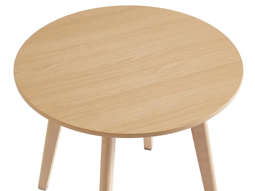 Table Enfant En MDF Et Hêtre - Coloris : Naturel - LOULOUNE 7 Table Enfant En MDF Et Hêtre - Coloris : Naturel - LOULOUNE – Image 5
