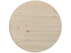 Plateau Rond En Pin 75 Cm Épaisseur 1,6 Cm