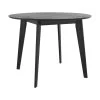 Table Ronde Réno 4 Personnes En Bois Noir D100 Cm -Vous savez quand c'est un magasin de meubles. table a manger 13008951