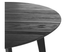 Table Ronde Réno 4 Personnes En Bois Noir D100 Cm -Vous savez quand c'est un magasin de meubles. table a manger 13008957
