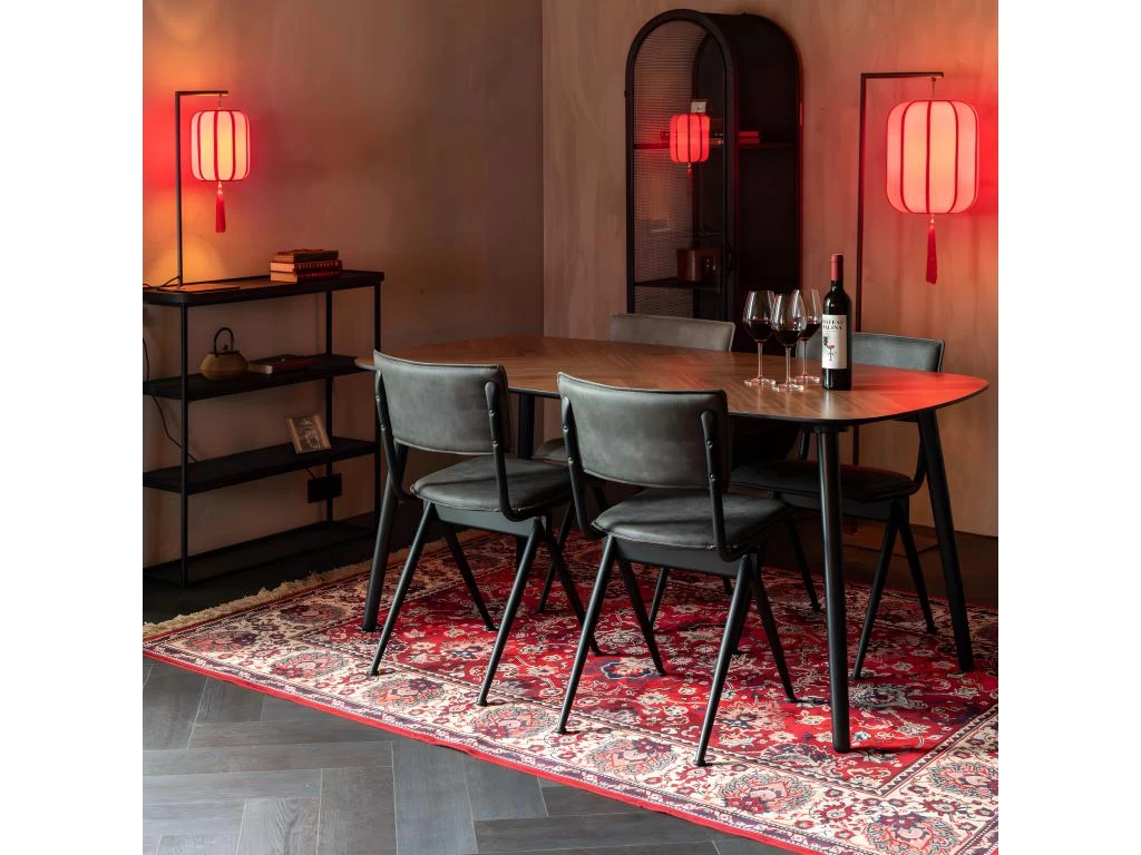 CLOVER - Table De Repas Ovale En Bois L 165 12 CLOVER - Table De Repas Ovale En Bois L 165 – Image 10