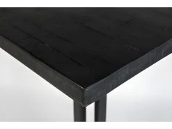 MAZE - Table Bar Plateau Bois Noir L75 -Vous savez quand c'est un magasin de meubles. table a manger 13260291