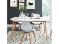 Gurra - Table à Manger Scandinave Extensible 160-200 X 80 Cm - Couleur - Blanc -Vous savez quand c'est un magasin de meubles. table a manger 13296547