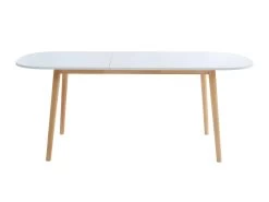 Gurra - Table à Manger Scandinave Extensible 160-200 X 80 Cm - Couleur - Blanc -Vous savez quand c'est un magasin de meubles. table a manger 13296553