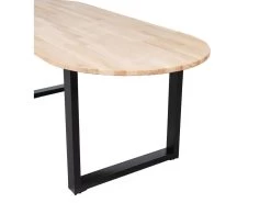 Tablo - Table à Manger Ovale En Bois Piétement En U 220x90cm - Couleur - Bois Clair -Vous savez quand c'est un magasin de meubles. table a manger 13297425