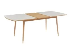 Vejend - Table à Manger Extensible En Bois Et Céramique 160-200x90cm - Couleur - Marbre Blanc 18 Vejend - Table à Manger Extensible En Bois Et Céramique 160-200x90cm - Couleur - Marbre Blanc -Vous savez quand c'est un magasin de meubles. table a manger 13389035