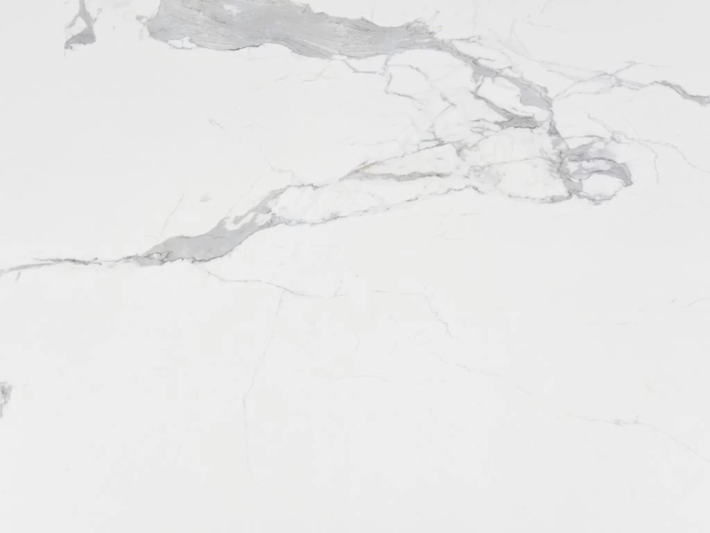 Table à Manger 8 Couverts En Céramique Et Métal - Effet Marbre Blanc Et Noir - MIRESA 7 Table à Manger 8 Couverts En Céramique Et Métal - Effet Marbre Blanc Et Noir - MIRESA – Image 5