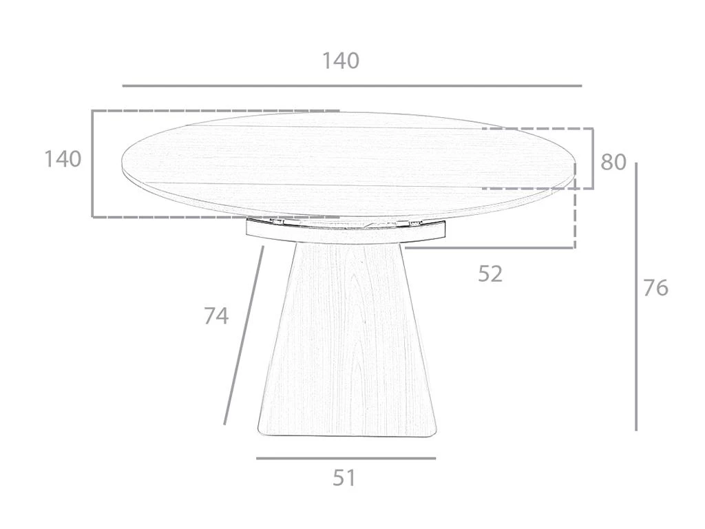 Table à Manger Extensible 1081 ANGEL CERDA 7 Table à Manger Extensible 1081 ANGEL CERDA – Image 5