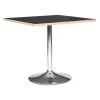 Table De Repas Déco "Horacio" 74cm Argent & Noir